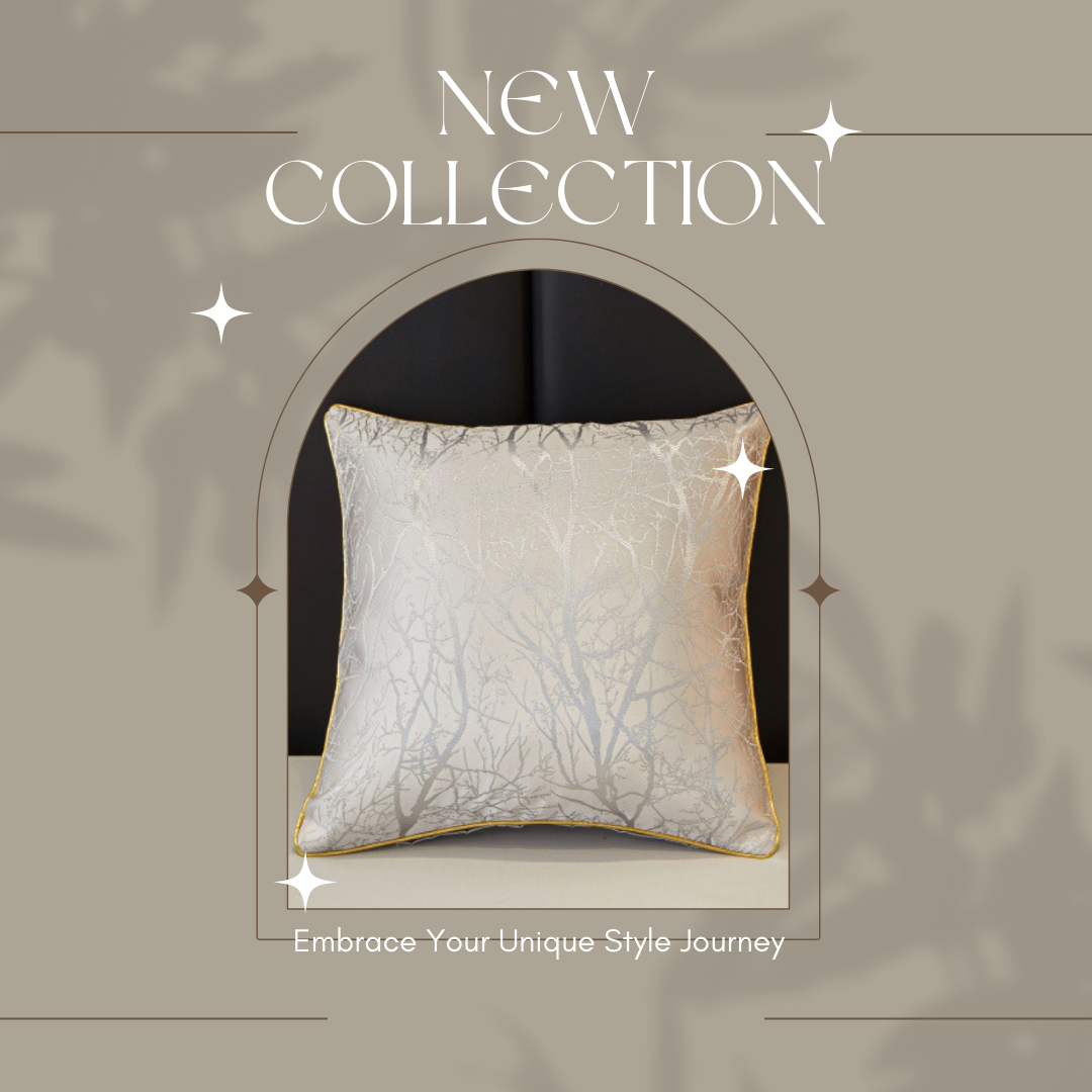 zAyMzzz! Fancy Decorative Jacquard Cushion Cover - zAyMzzz!