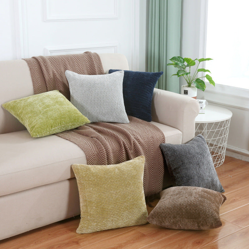zAyMzzz! Set of 2 Decorative Chenille Cushion Cover
