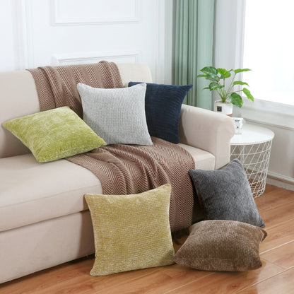 zAyMzzz! Set of 2 Decorative Chenille Cushion Cover