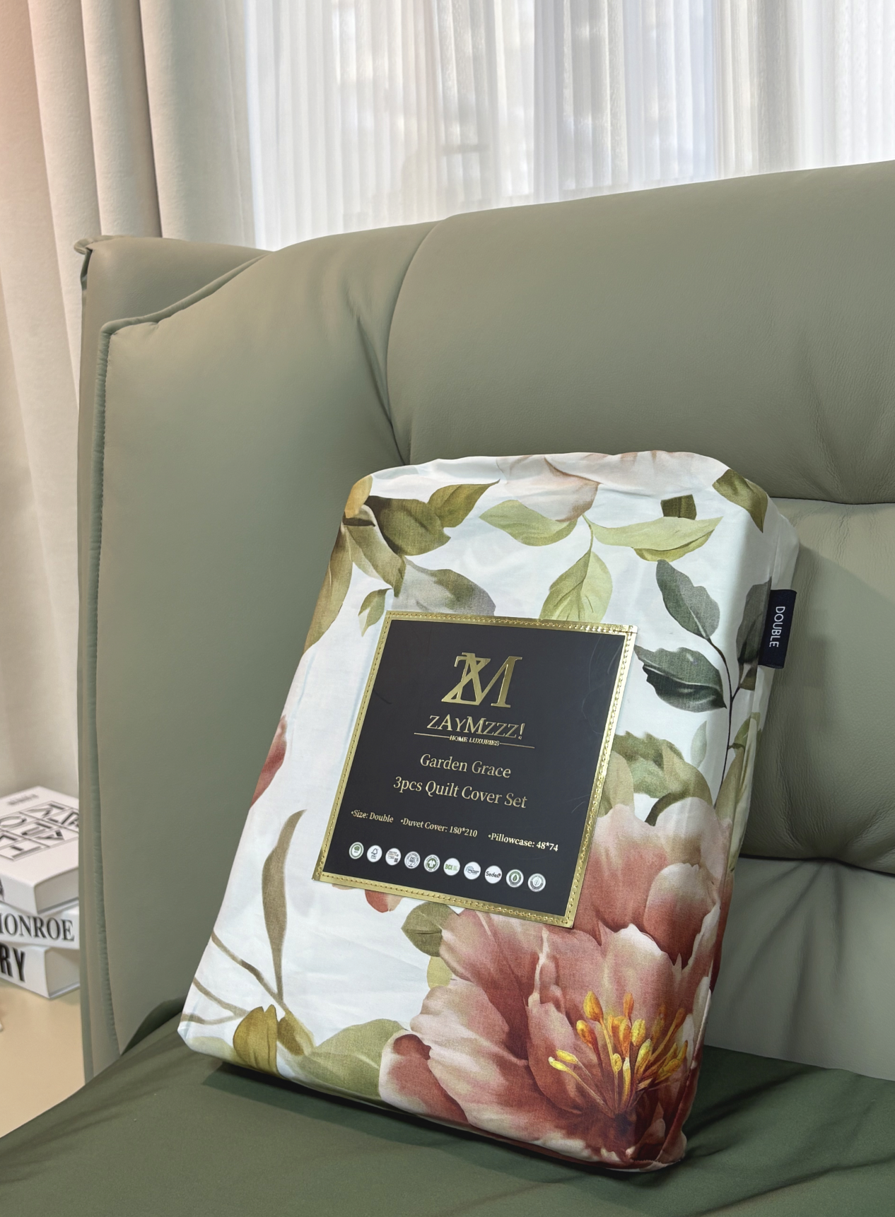 zAyMzzz! Garden Grace Duvet Cover Set