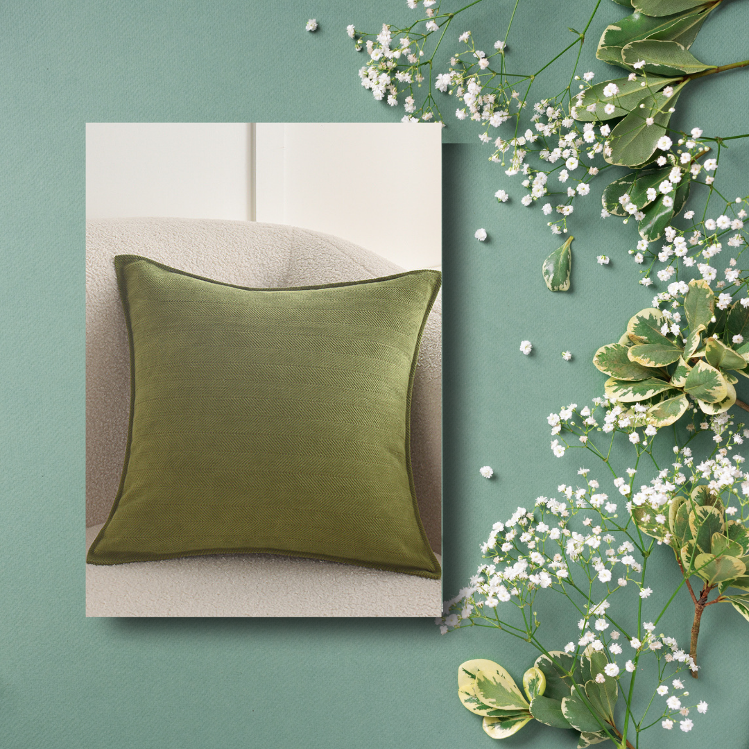 zAyMzzz! Set of 2 Decorative Velvet Cushion Cover